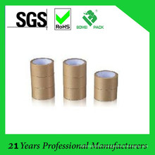 100% Virgin Wood Pulp Ribbed Brown Kraft Paper Rolls Tape